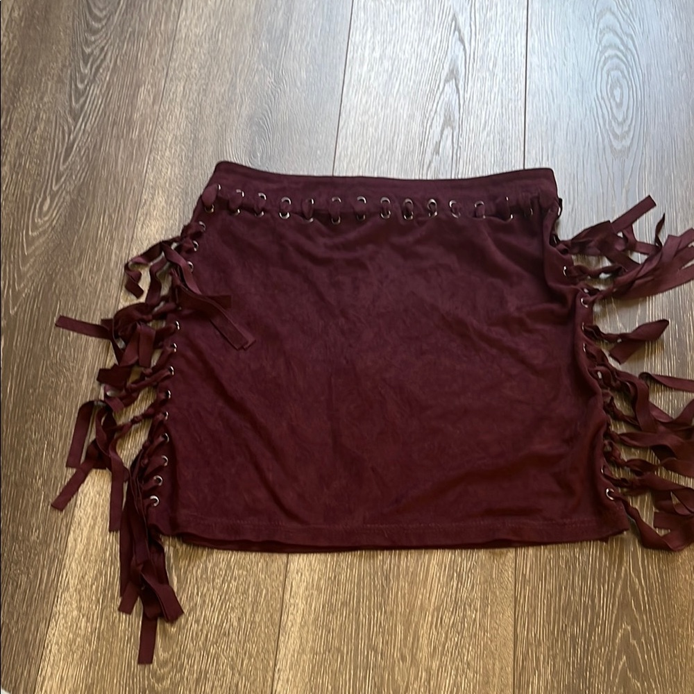 POL Red Skirt with Elegant Design